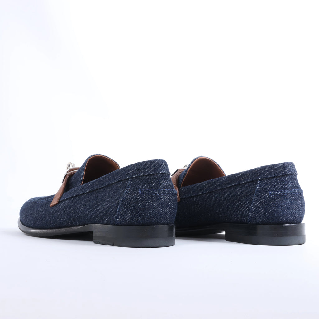 Mocasín de piel Kelly de HERMES en marrón, talla 37 UE
