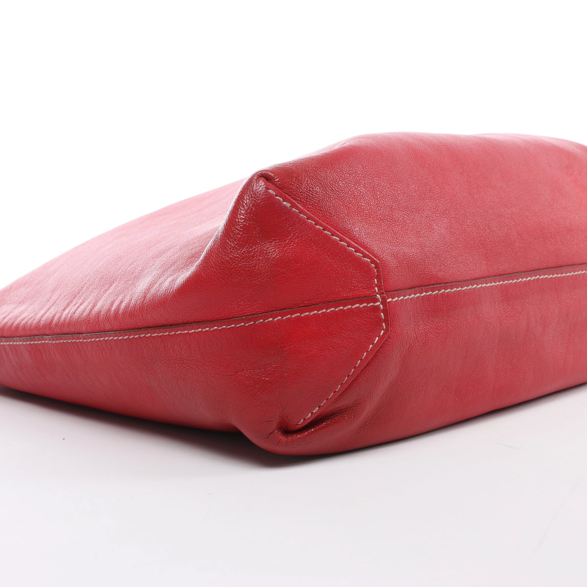 Bolso de hombro HERMES Double Sense 28 Veau Swift en Sanguine x Rose Jaipur □R: 2014