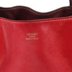 Bolso de hombro HERMES Double Sense 28 Veau Swift en Sanguine x Rose Jaipur □R: 2014