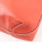 HERMES Double Sense 28  Veau Swift Shoulder Bag in Sanguine x Rose Jaipur □R: 2014