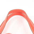 HERMES Double Sense 28  Veau Swift Shoulder Bag in Sanguine x Rose Jaipur □R: 2014