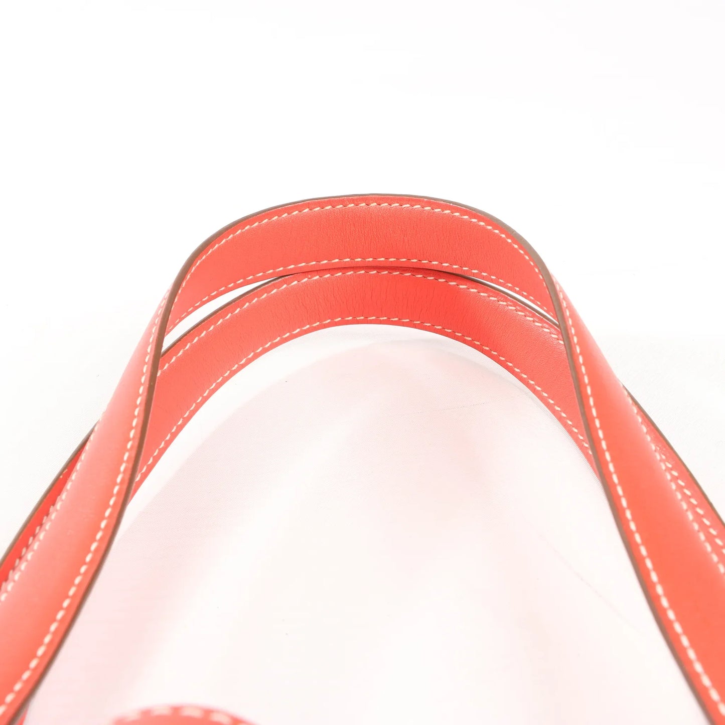 HERMES Double Sense 28 Veau Swift Schultertasche in Sanguine x Rose Jaipur □R: 2014