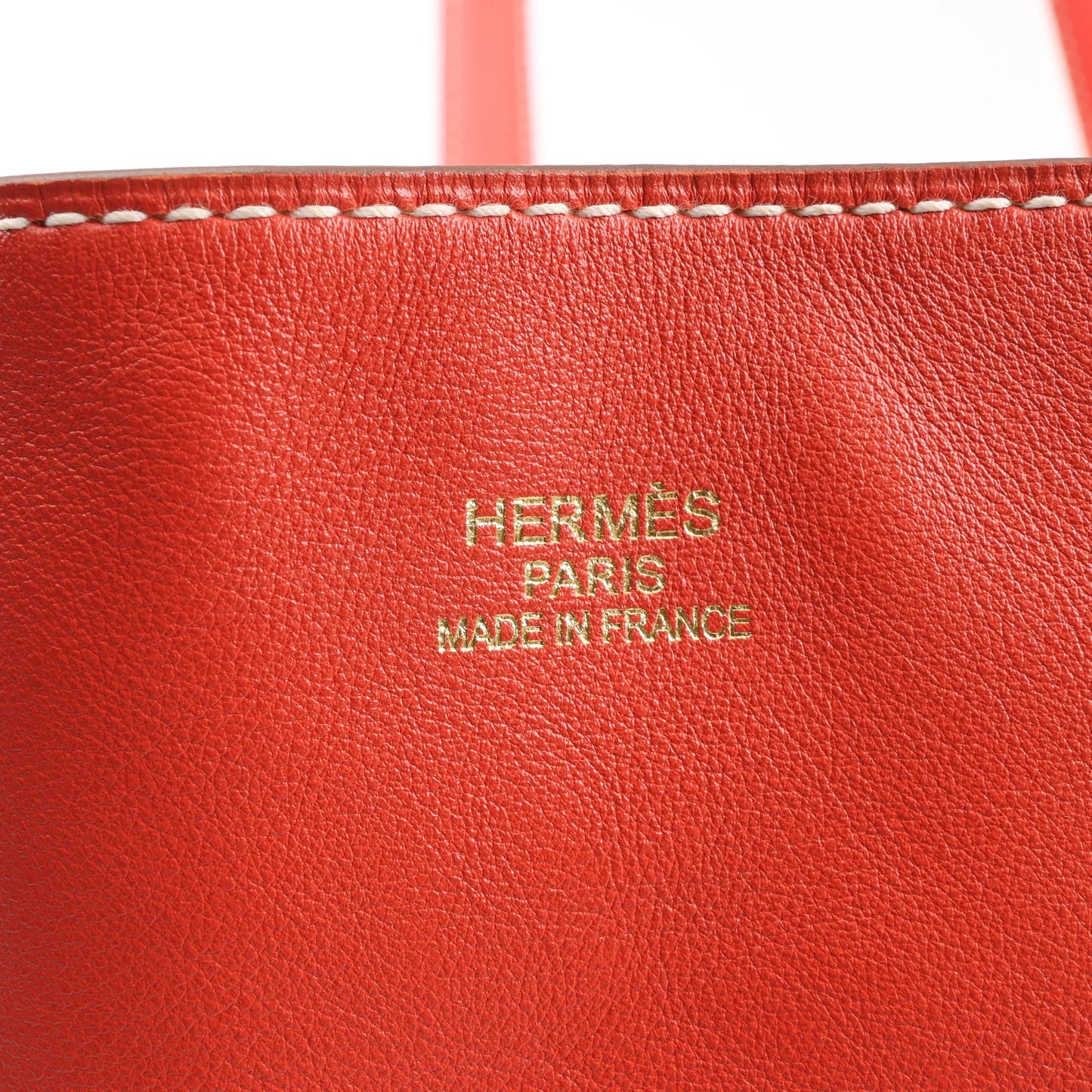 HERMES Double Sense 28 Veau Swift Schultertasche in Sanguine x Rose Jaipur □R: 2014