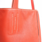 HERMES Double Sense 28  Veau Swift Shoulder Bag in Sanguine x Rose Jaipur □R: 2014