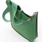 Hermes Evelyn 1 PM Epsom Leather Shoulder Bag in Green, □N