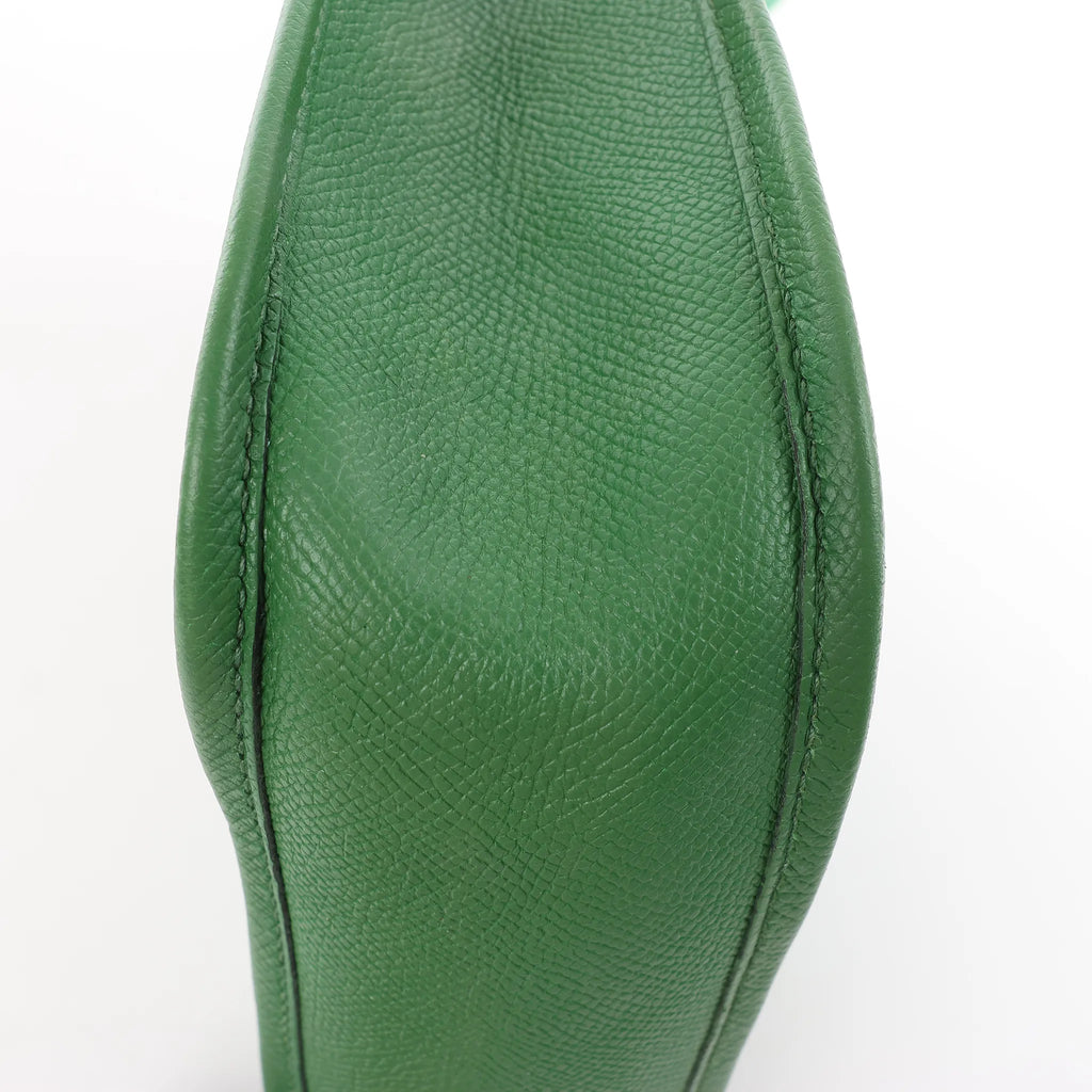 Hermes Evelyn 1 PM Epsom Leather Shoulder Bag in Green, □N