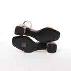 HERMES Glam Chaîne d'Ancre Suede Sandals in Beige, Size 37 EU