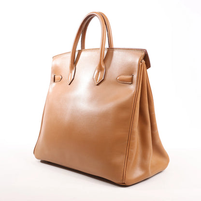 HERMES Haut A Courroies 32 Vache Handbag in Brown ○Y:1995
