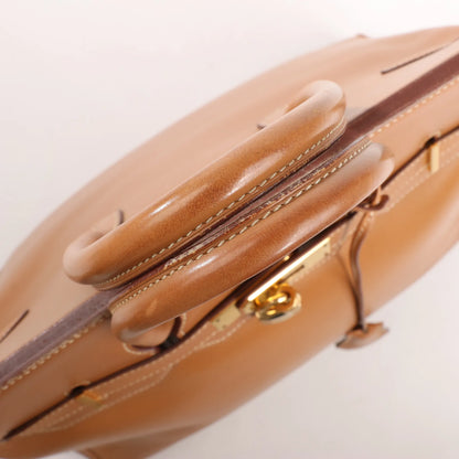 HERMES Haut A Courroies 32 Vache Handbag in Brown ○Y:1995