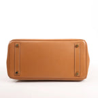 HERMES Haut A Courroies 32 Vache Handbag in Brown ○Y:1995