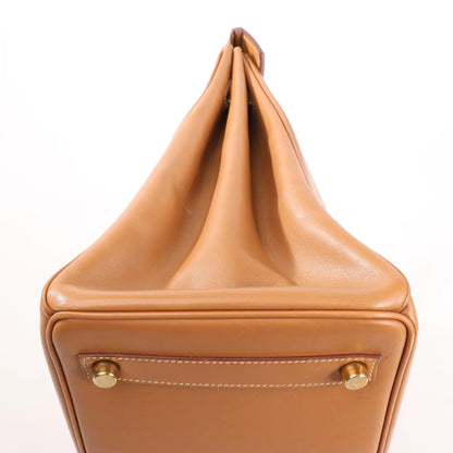 HERMES Haut A Courroies 32 Vache Handbag in Brown ○Y:1995