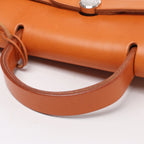 Hermès Herbag Ado PM Twirl Ash x Vash Hunter Backpack in Beige×Brown □B: 1998