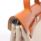 Hermès Herbag Ado PM Twirl Ash x Vash Hunter Backpack in Beige×Brown □B: 1998