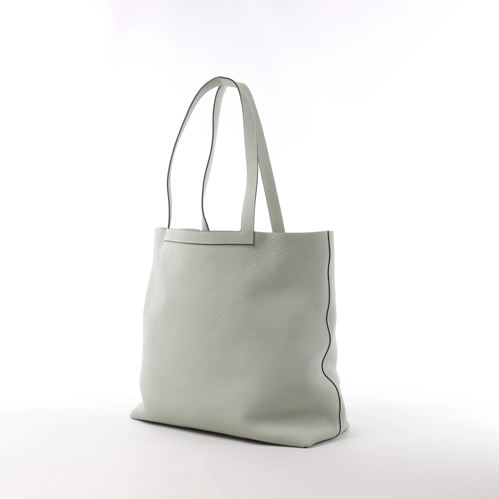 Hermès Cabasellier 46 Taurillon Clemence Shoulder Bag in Gray Gris Neve B: 2023