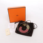 Hermès Isthme Necklace Buffalo Horn in Brown x Pink
