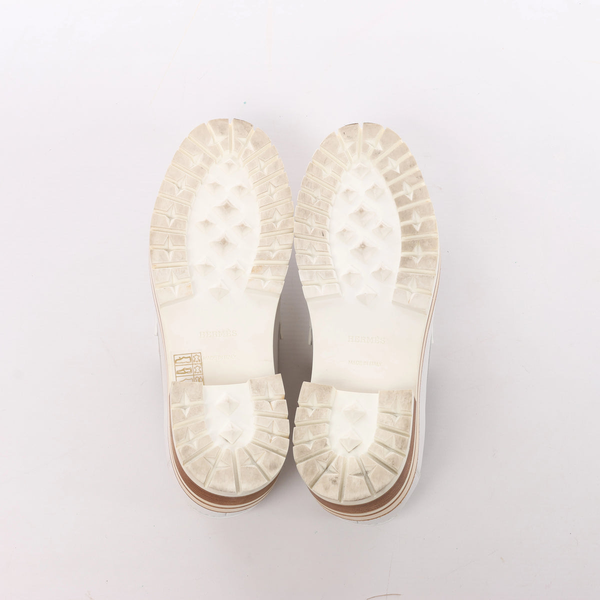 Mocasín de piel Kelly de HERMES en marrón, talla 37 UE