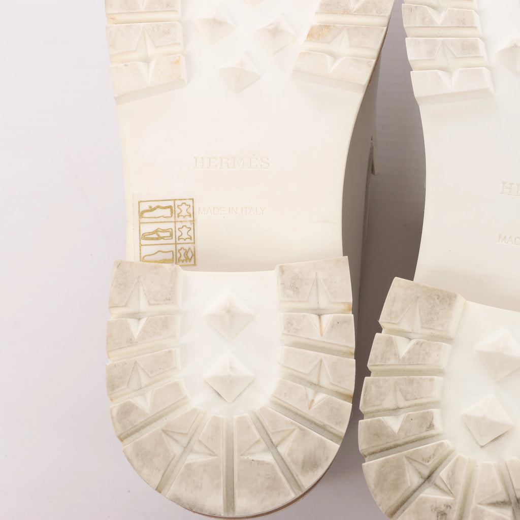 Mocasín de piel Kelly de HERMES en marrón, talla 37 UE