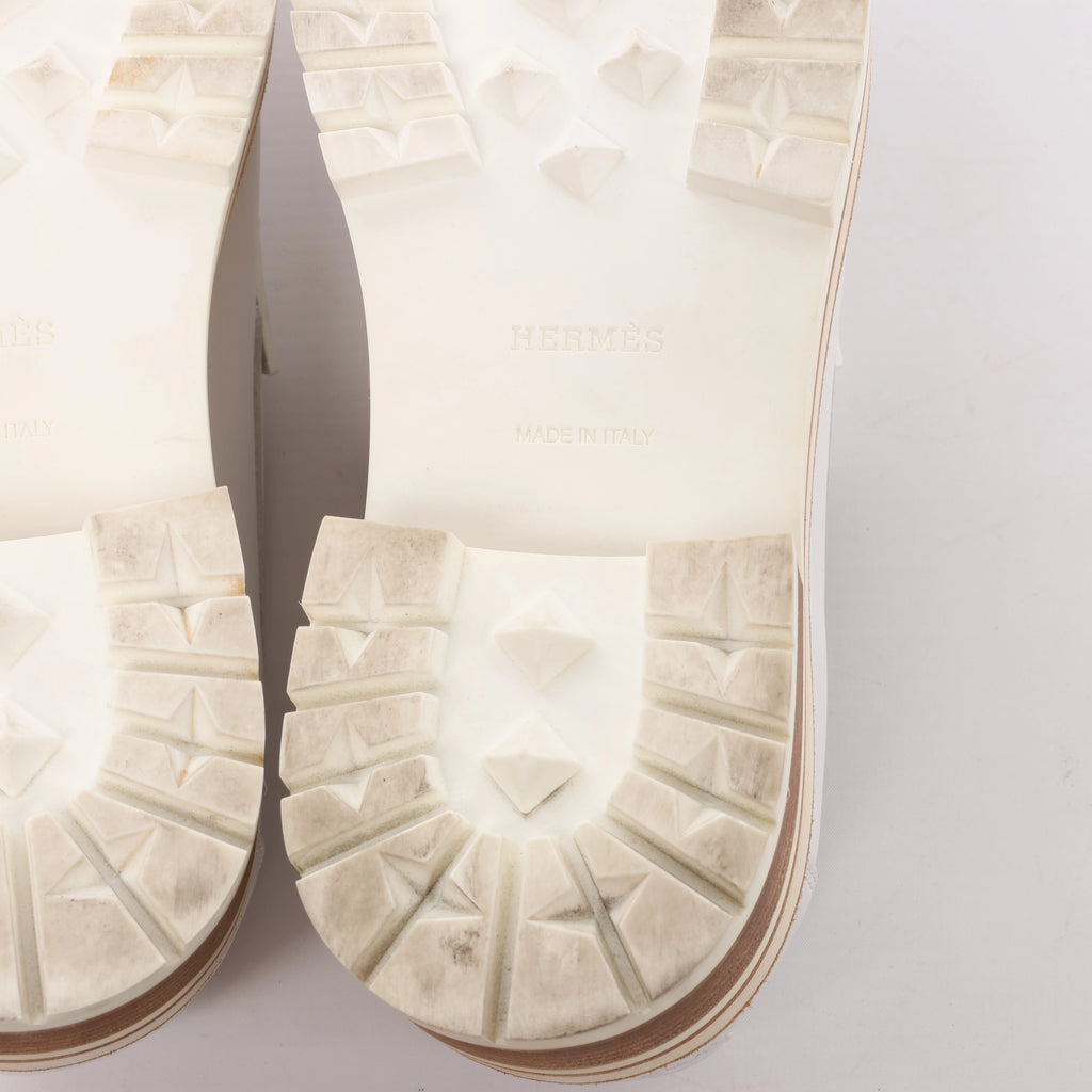 Mocasín de piel Kelly de HERMES en marrón, talla 37 UE