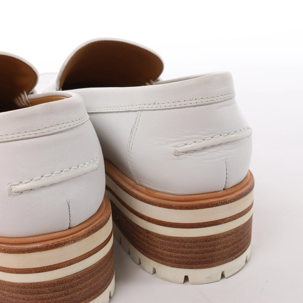 Mocasín de piel Kelly de HERMES en marrón, talla 37 UE