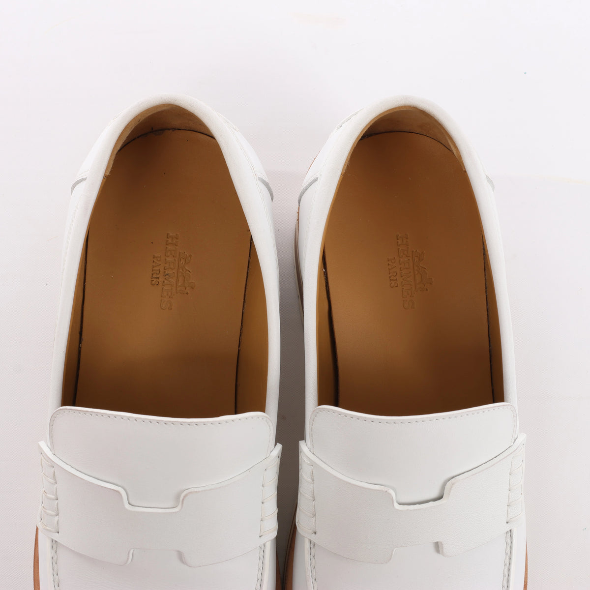 Mocasín de piel Kelly de HERMES en marrón, talla 37 UE
