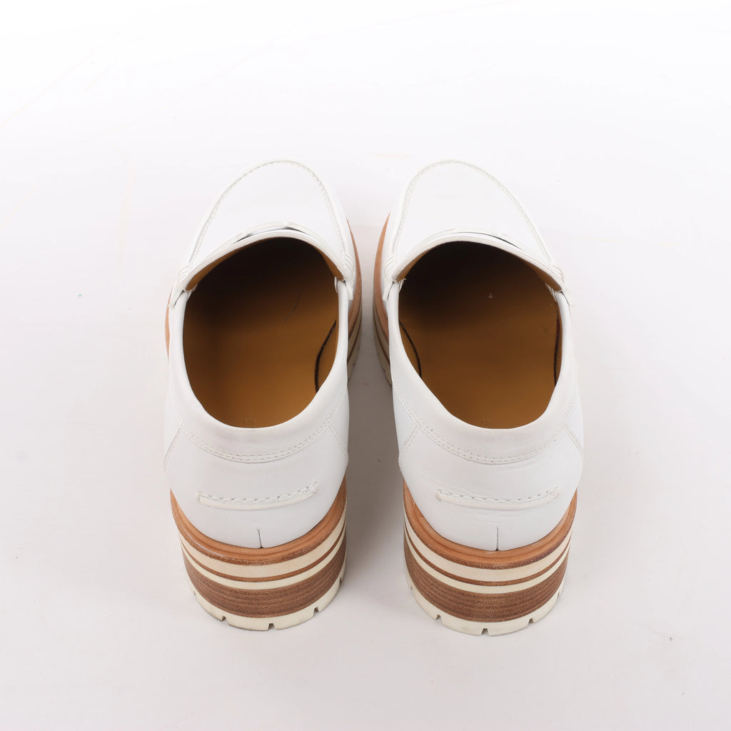Mocasín de piel Kelly de HERMES en marrón, talla 37 UE