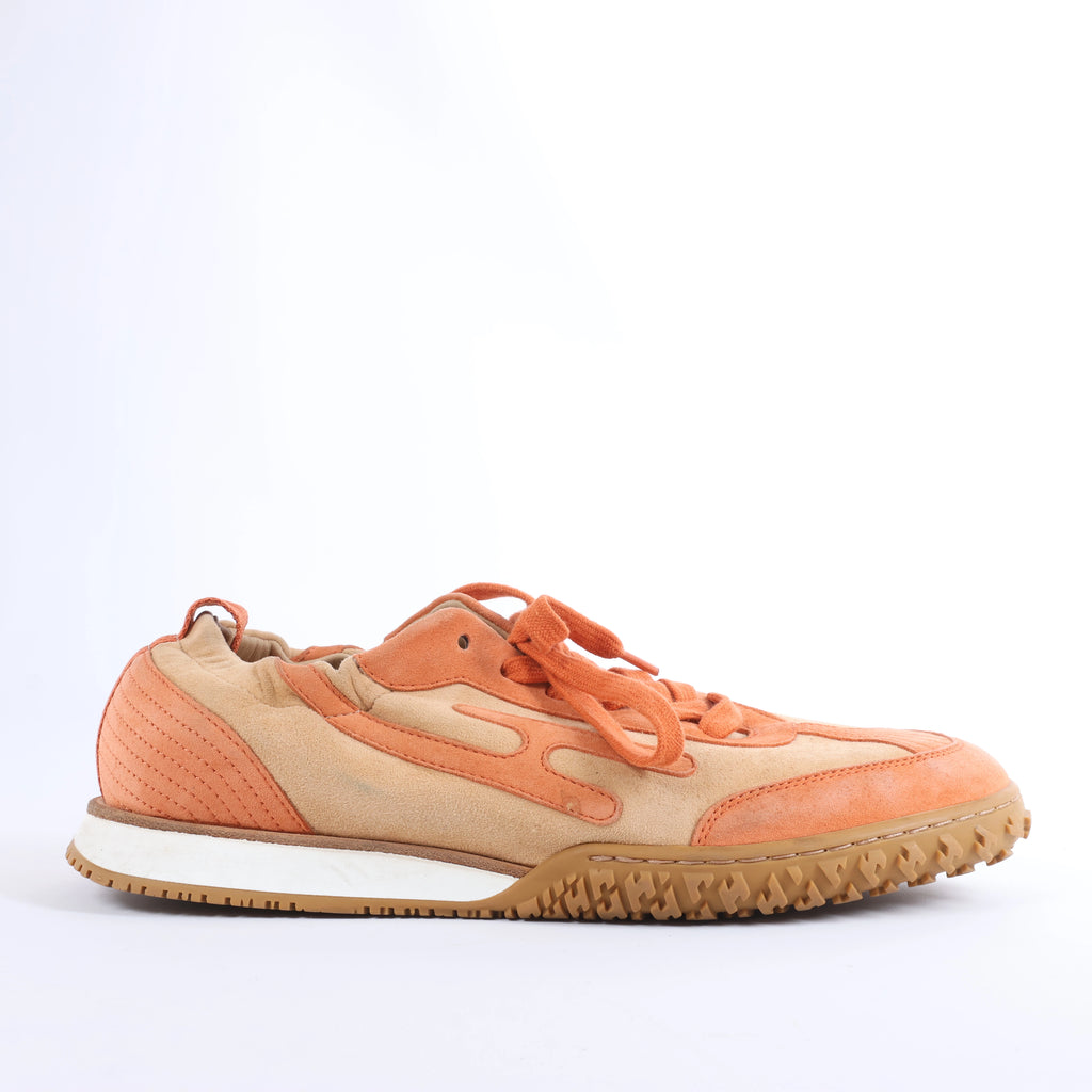 Mocasín Hermès Royal de ante beige, talla 38,5 EU