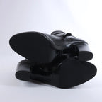 Hermès Juez Black Leather Ankle Boots EU 38
