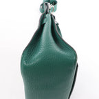 Hermes Jypsiere 28 Taurillon Clémence Crossbody Bag in Green □Q 2013