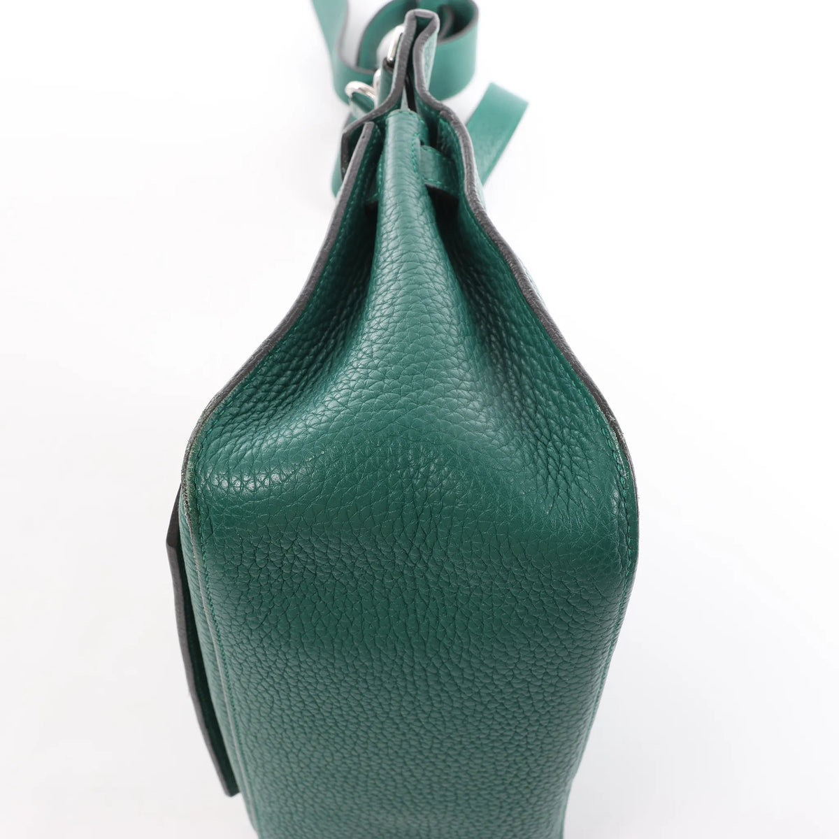 Hermes Jypsiere 28 Taurillon Clémence Crossbody Bag in Green □Q 2013