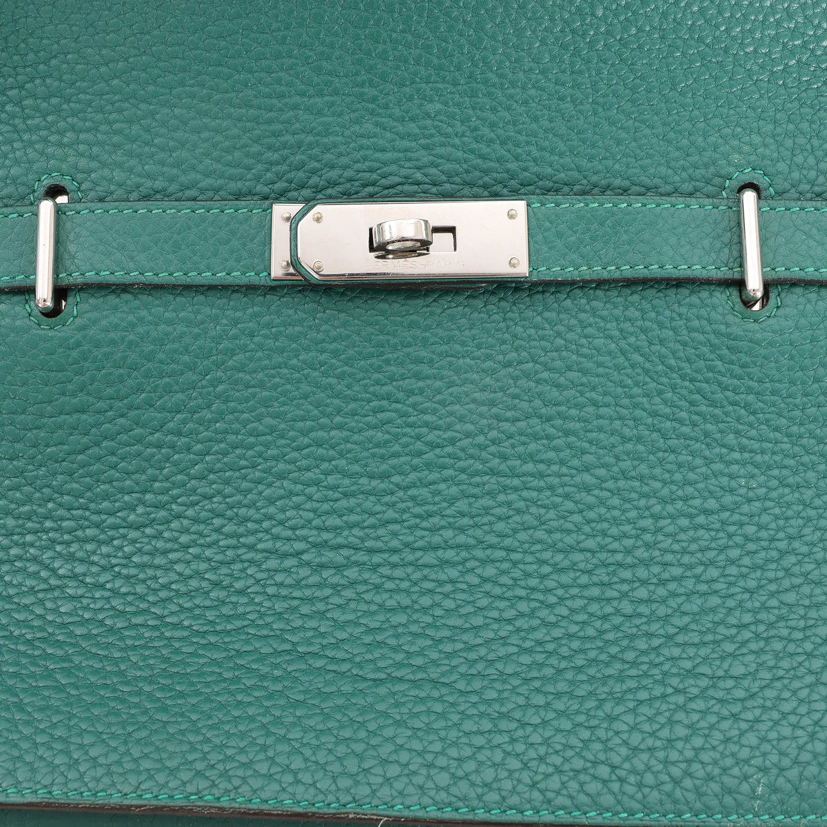 Hermes Jypsiere 28 Taurillon Clémence Crossbody Bag in Green □Q 2013