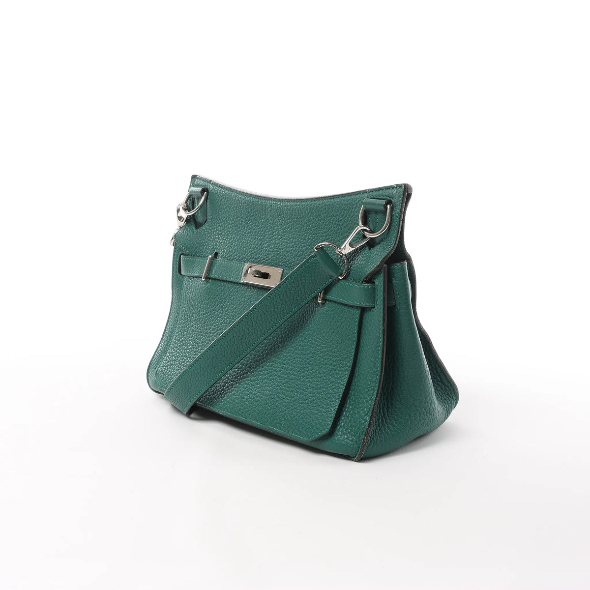 Hermes Jypsiere 28 Taurillon Clémence Crossbody Bag in Green □Q 2013