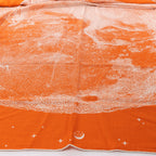 Hermès Carré 140 "CLAIR DE LUNE" Cashmere x Silk handkerchief in Orange