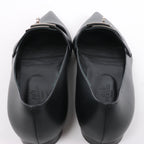 Hermès Kelly 25SS Leather Ballet Flat in Black 251002Z, Size EU 36
