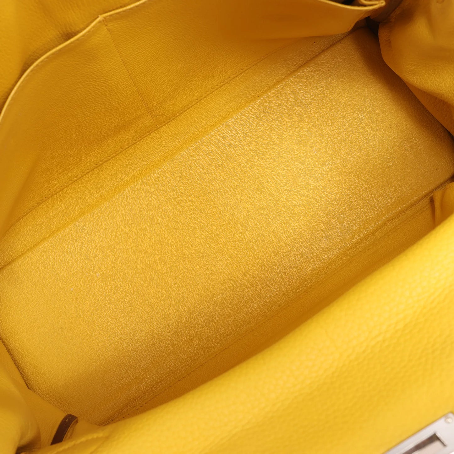 HERMÈS Kelly 35 Le Tournay Taurillon Clemence Handbag in Soleil □M: 2009