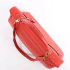 Hermes Kelly 40 Le Tournay Taurillon Clemence 2Way Handbag in Red □P:2012