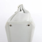 HERMÈS Kelly 40 Le Tournay Taurillon Clemence Handbag in White □D: 2000