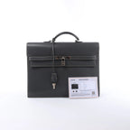 HERMÈS Kelly Depeche 38 Cushbell Handbag in Gray □F: 2002
