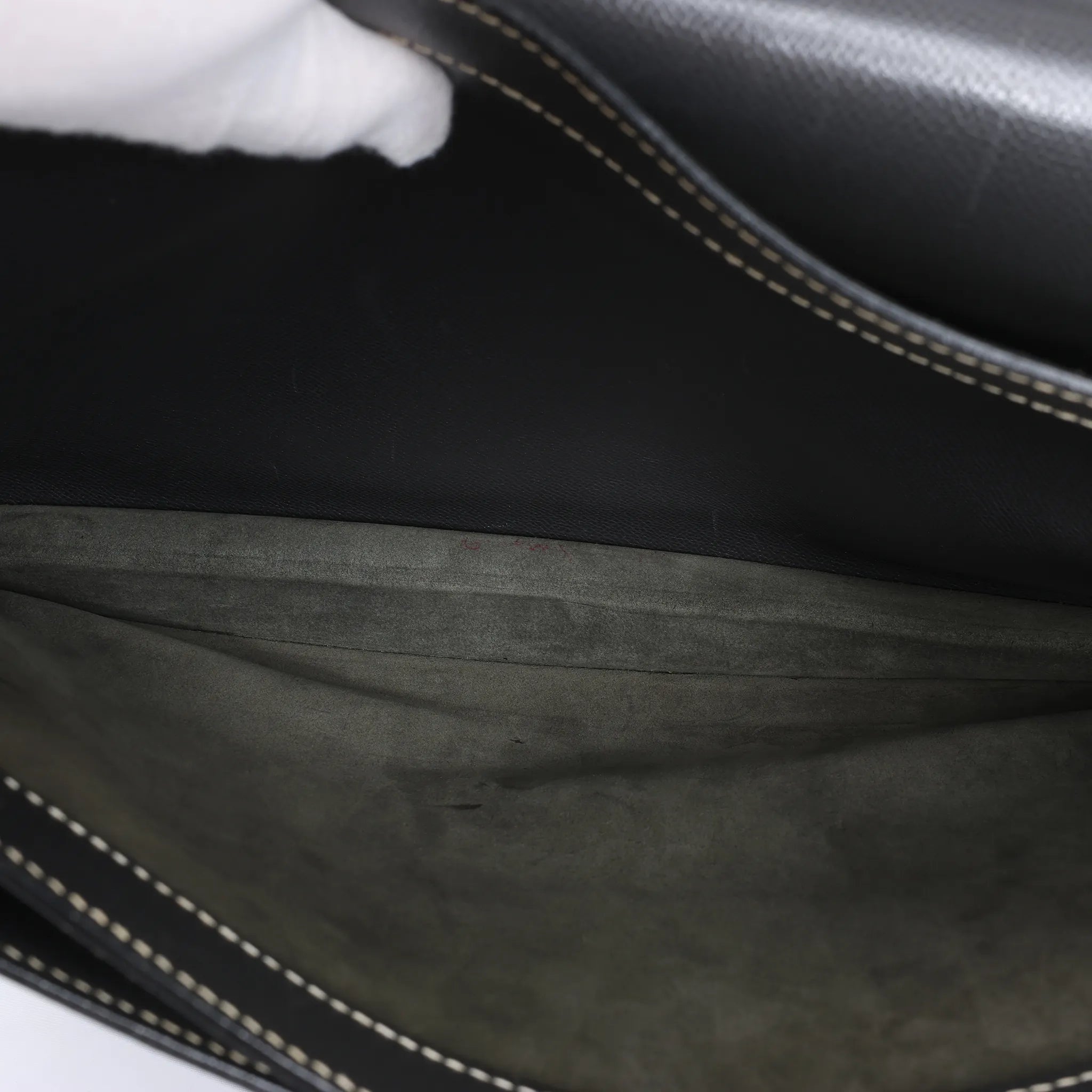 HERMÈS Kelly Depeche 38 Cushbell Handbag in Gray □F: 2002