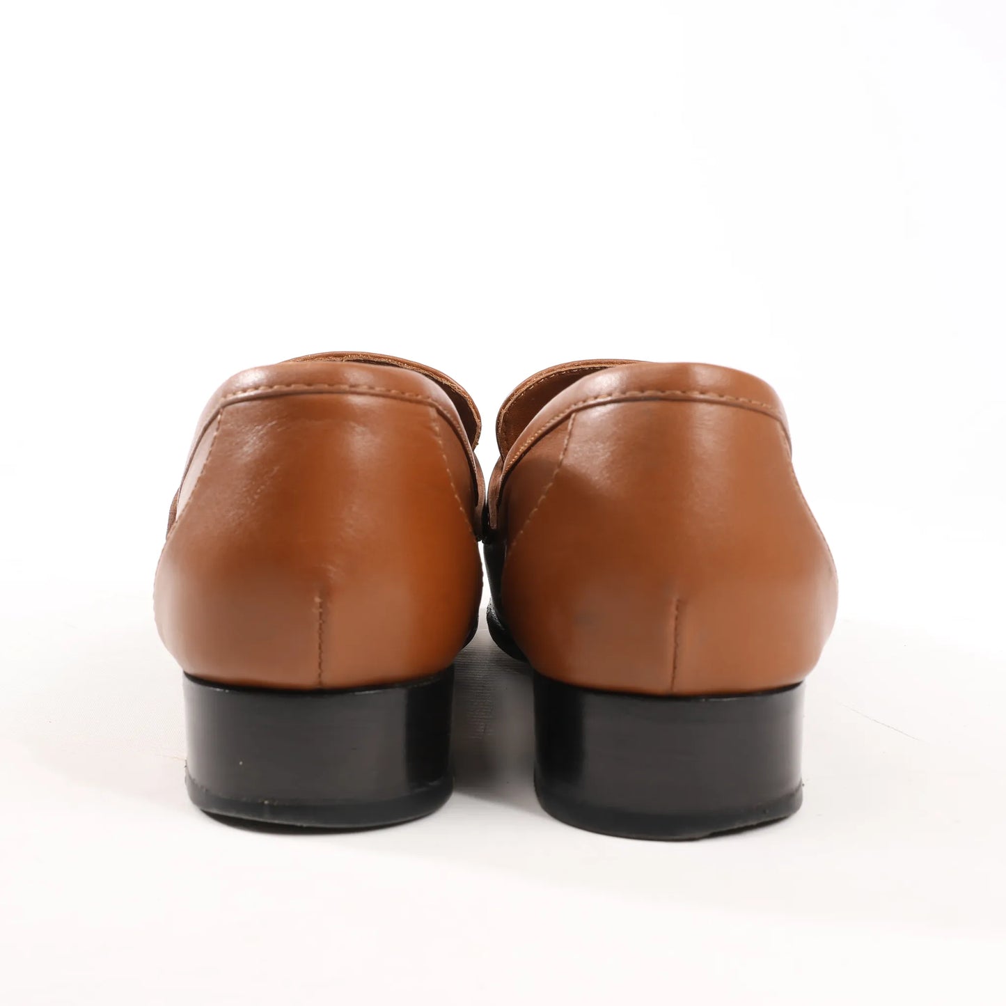 Mocassins Kelly en cuir marron HERMÈS, pointure 37 EU