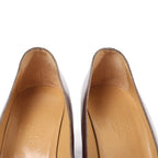 HERMES Kelly Leather Pumps in Brown, Size 38 EU