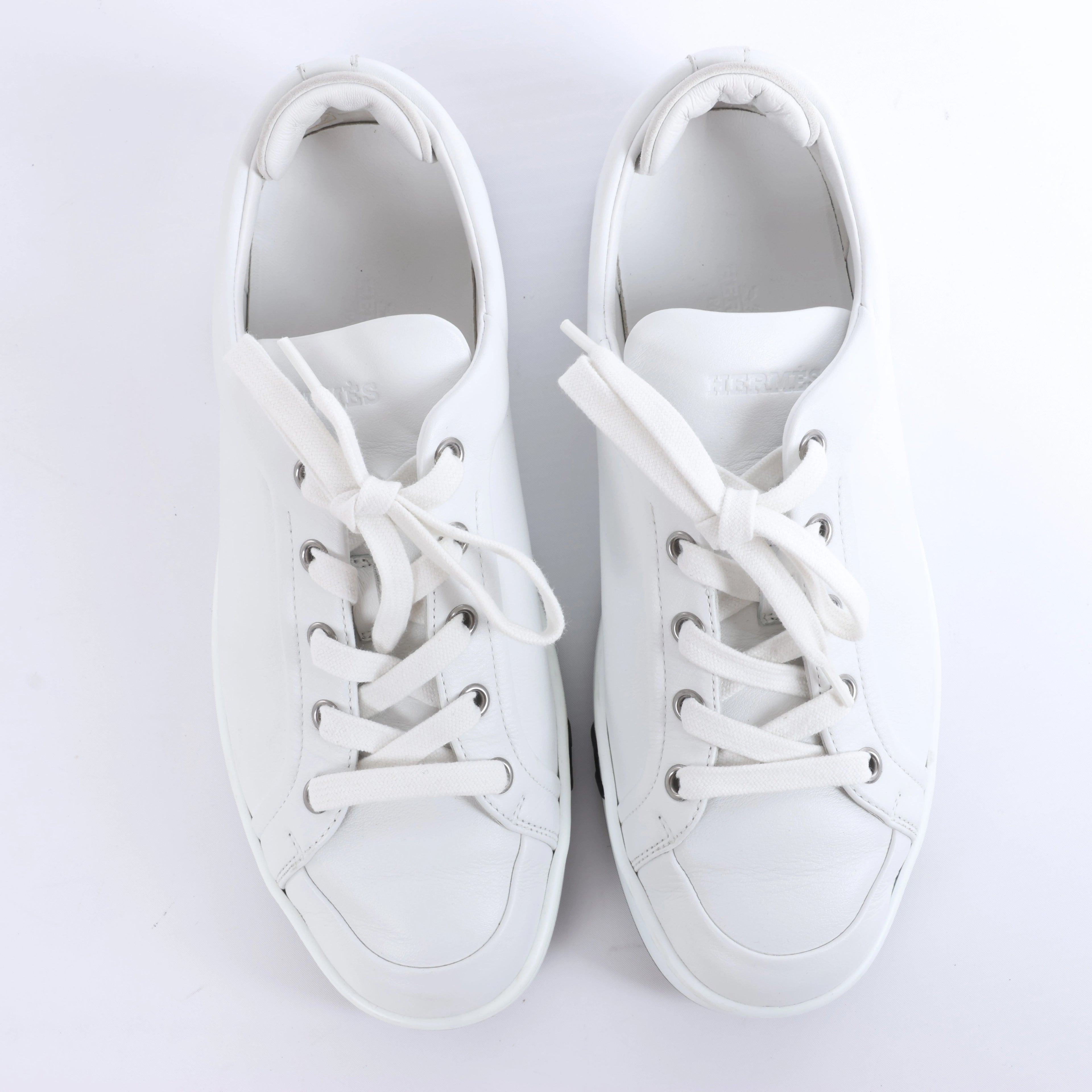 Mocasines de piel HERMES Paris en negro, talla 38.5 EU