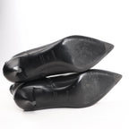 Hermes Leather Ankle Boots in Black, Size 38.5 EU