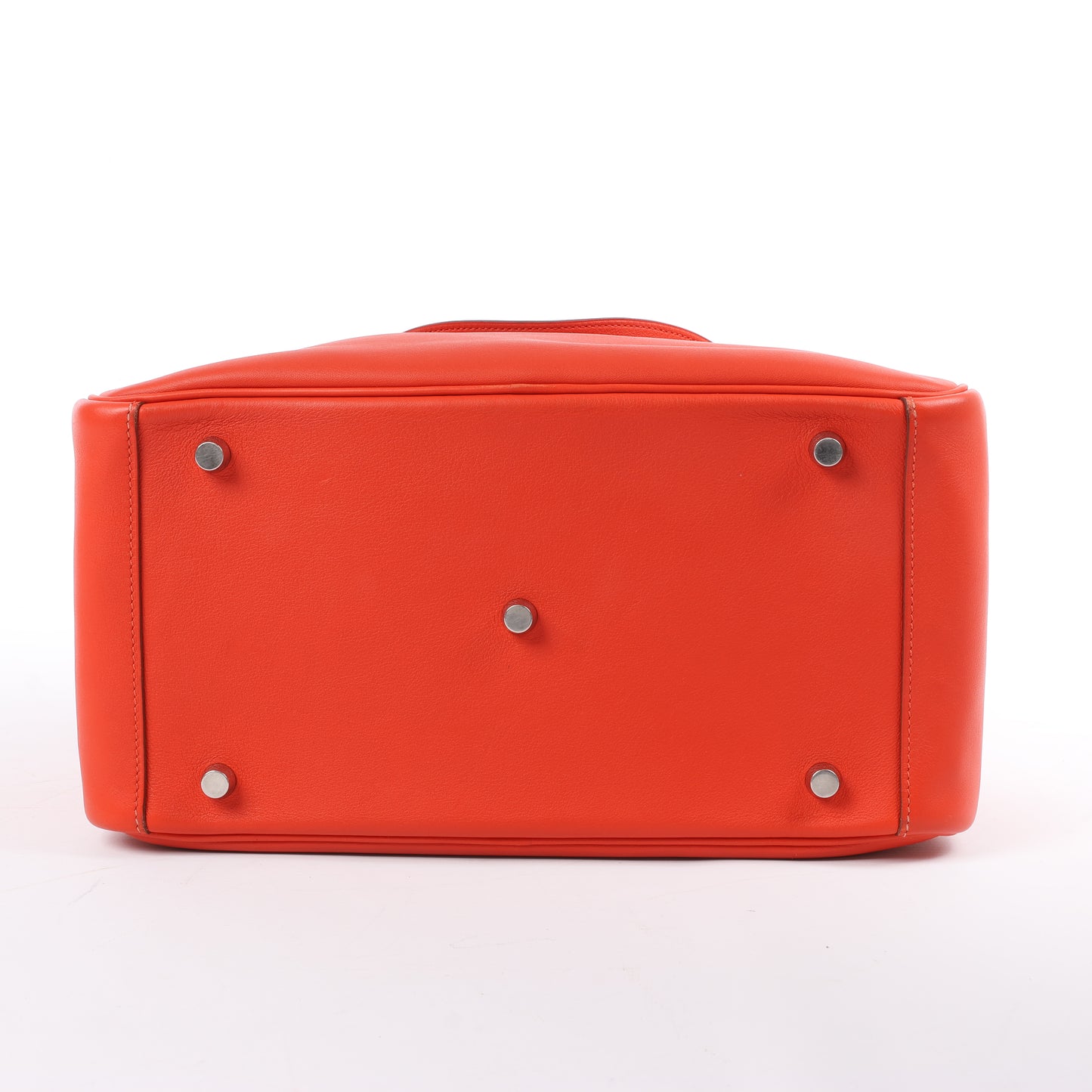 Hermes Lindy 30 Veau Swift Rouge Tomate Silver Metal Fittings 2Way Handbag X: 2016