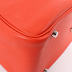 Hermes Lindy 30 Veau Swift Rouge Tomate Silver Metal Fittings 2Way Handbag X: 2016