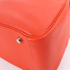 Hermes Lindy 30 Veau Swift Rouge Tomate Silver Metal Fittings 2Way Handbag X: 2016