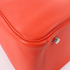 Hermes Lindy 30 Veau Swift Rouge Tomate Silver Metal Fittings 2Way Handbag X: 2016