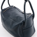 Hermes Lindy 34 Taurillon Clemence 2Way Handbag in Navy Blue □M: 2009