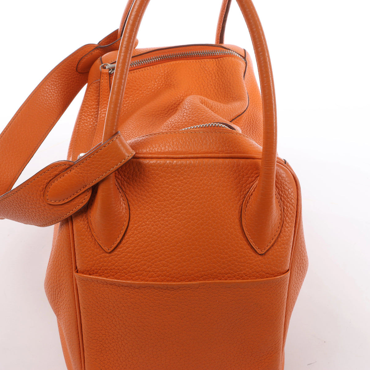 Hermès Lindy 34 Taurillon Clemence 2Way Handbag Orange □R: 2014