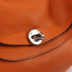 Hermès Lindy 34 Taurillon Clemence 2Way Handbag Orange □R: 2014