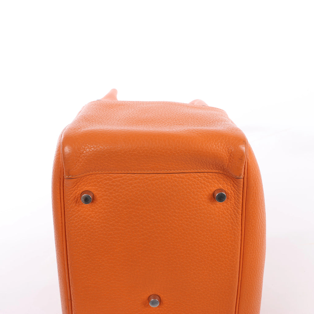 Hermès Lindy 34 Taurillon Clemence 2Way Handbag Orange □R: 2014